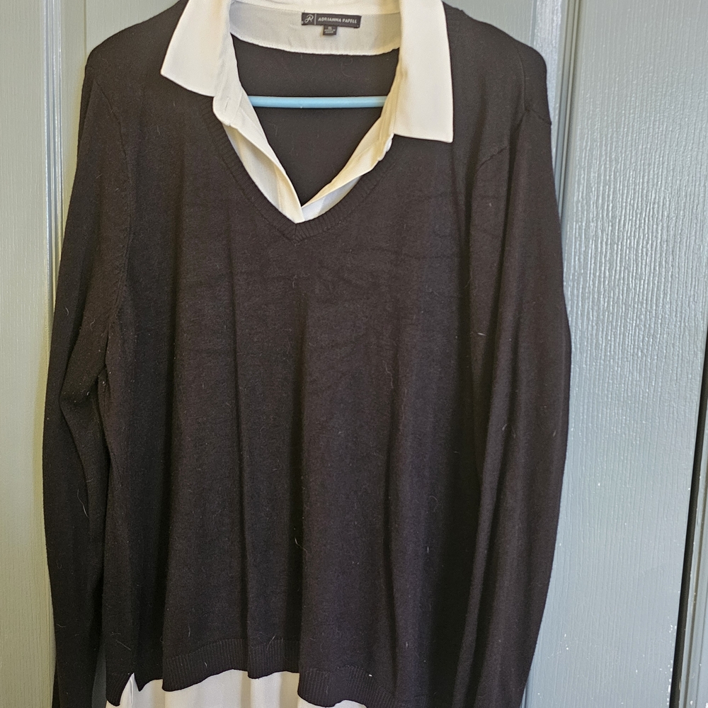 Black V-Neck Sweater
